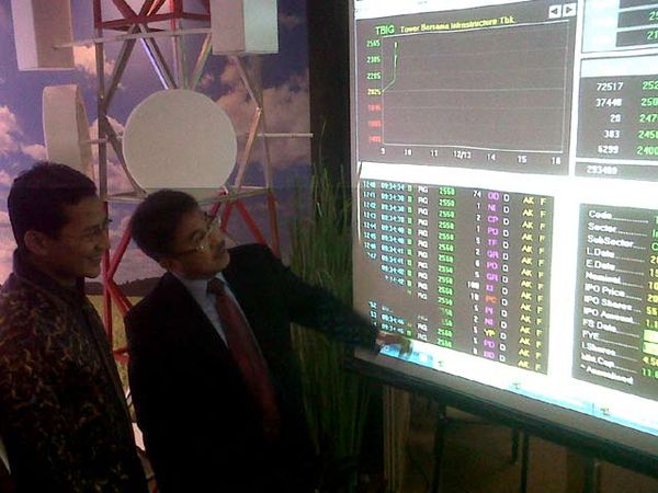 Tower Bersama Melantai di Bursa