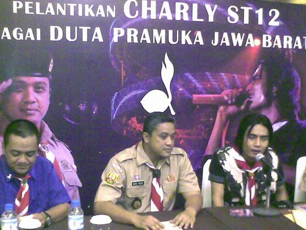 Charly ST 12 Jadi Duta Pramuka Jabar