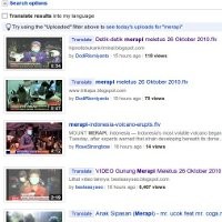 Letusan Merapi Bermunculan di YouTube