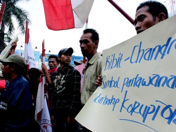 Cicak Bekasi Dukung Bibit-Chandra