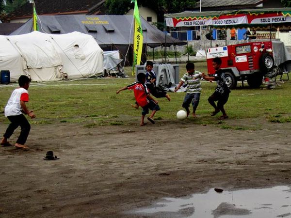 Suasana di Pengungsian