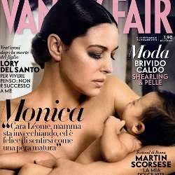 Monica Bellucci Bugil Bareng Bayinya