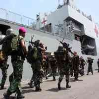 400 Anggota Marinir Berangkat ke Wasior 