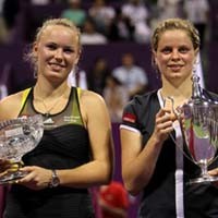 Clijsters & Wozniacki Saling Puji