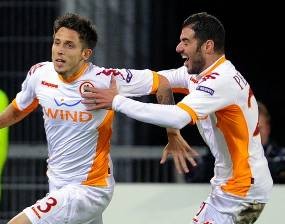 Atasi Basel 3-2, Roma Sibak Peluang