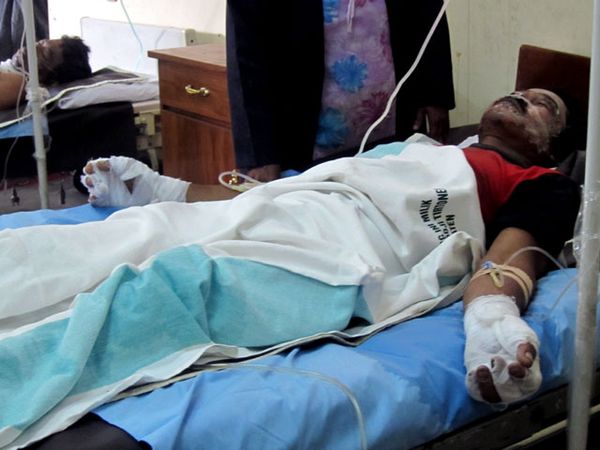 Korban Merapi di RS dr Soeradji