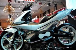 Begini Jadinya Kalau Bebek Matik Dimodifikasi