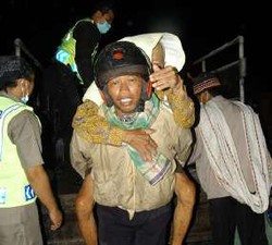 Ratusan Pengungsi Merapi di Klaten Pulang Bersih-bersih Rumah