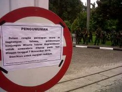  Pengamanan Untuk Obama, Setiap 5 Meter Istana Dijaga 2 Personel TNI