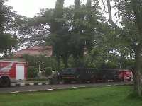 Songsong Obama, Personel TNI & Polri Bersenjata Disebar di Penjuru UI