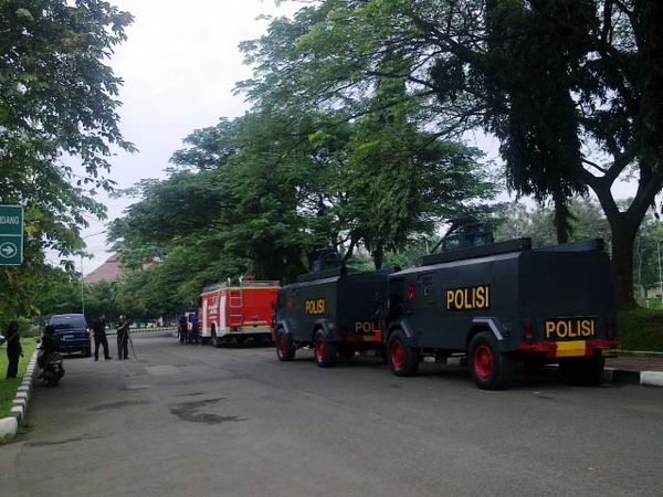 Penjagaan di UI Jelang Kedatangan Obama
