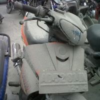 Ribuan Motor Pun Dibiarkan Terkubur Abu