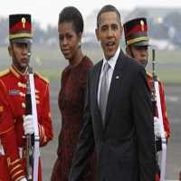 Media Center Istana Saat Kunjungan Obama