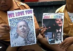 Aksi Demo Sambut Kedatangan Obama di Jakarta