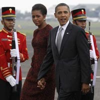 Rombongan Obama Lewat, Jalan Sudirman Sampai Istana Negara Ditutup Total