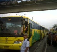 Margo City Depok Jadi Terminal Bus Acara Obama 