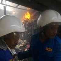 Korsleting Listrik, Rumah Kontrakan di Kedung Anyar Terbakar