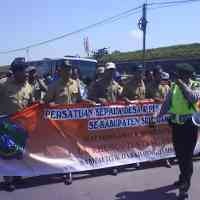 Blokir Raya Porong, Kades se Sidoarjo Tuntut UU Desa