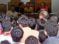 Terjaring Operasi Zebra Pemotor Padati PN Jaksel