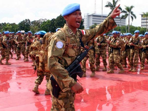 1.304 Prajurit TNI Dilepas ke Libanon