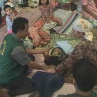 Salat Id di Pengungsian Magelang Diwarnai Kesurupan