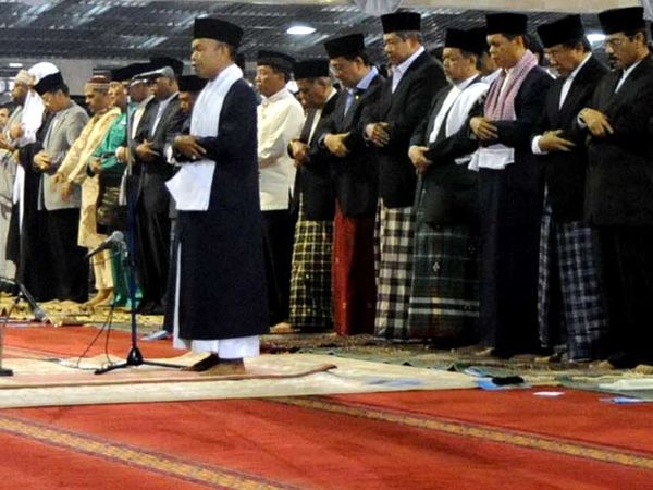 SBY Salat Idul Adha di Masjid Istiqlal