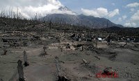 Pengungsi Merapi Kaget Desanya Tertimbun Pasir Setengah Meter