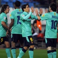 Messi Hat-trick, Barca Menang 8-0