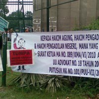 Minta Ketua MA Dicopot, Advokat KAI Geruduk DPR