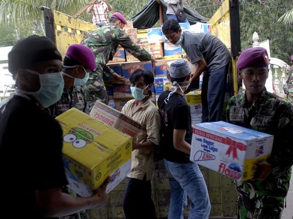 Bantuan untuk Korban Merapi