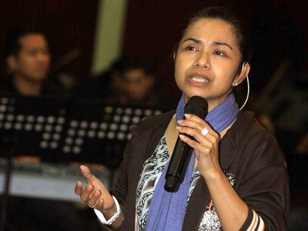 Ruth Sahanaya Latihan Jelang Konser