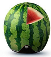 Helm Semangka yang Menyegarkan
