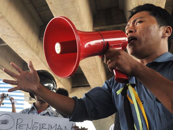 Aksi Simpatik Dukung Kikim