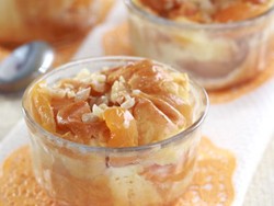 Resep Kue: Peach Bread Pudding