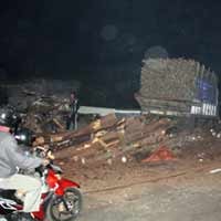 Tabrakan Beruntun di Jalur Surabaya-Malang, 2 Orang Tewas