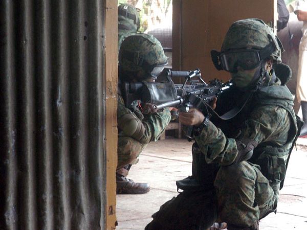 TNI AD-SAF Latihan Gabungan