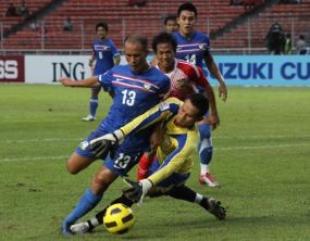 Thailand Ditahan Laos 2-2