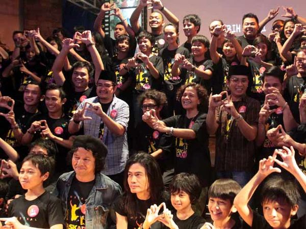 Persiapan Teater Musikal Laskar Pelangi