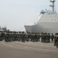 Satgasla PPRC TNI Diberangkatkan ke Kaltim