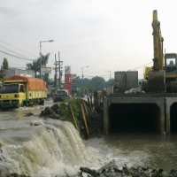 Banjir di Surabaya Barat Efek Pembangunan Box Culvert