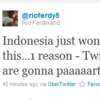 Rio Ferdinand Kembali Komentari Kemenangan Merah Putih