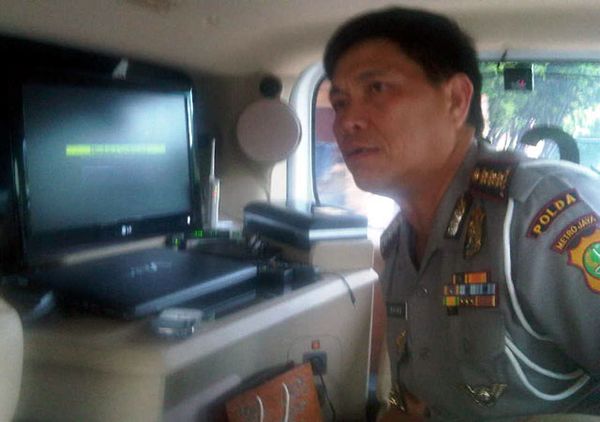 Dirlantas Polda Metro Berkantor di Jalanan