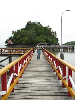 Flying Fox di Pantai Carocok