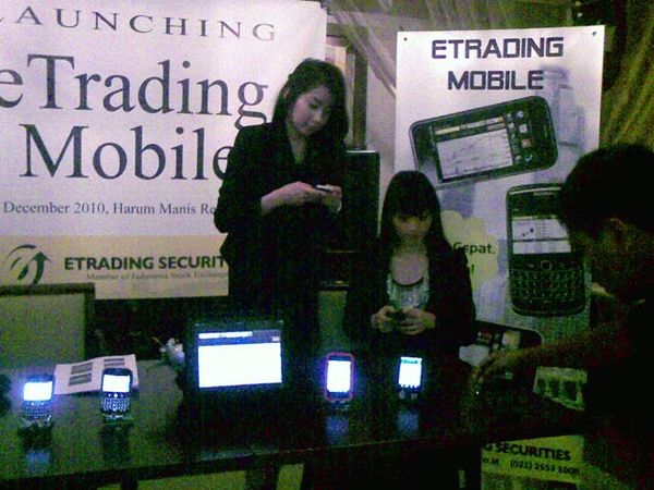 PT Etrading Securities Luncurkan eTrading Mobile