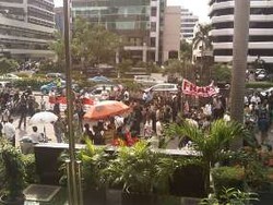 Demonstrasi di Depan KPK Bubar, Lalin Rasuna Said Kembali Lancar