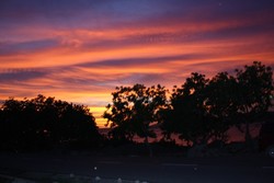 Lembayung Senja di atas Langit Pulau Timor