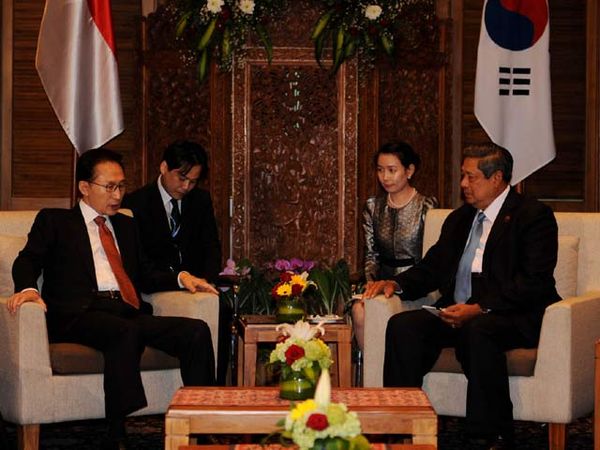 Presiden SBY Bertemu Presiden Korsel