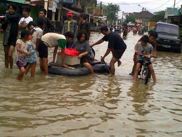 Kawasan Baleendah Terendam Banjir