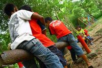 Ke Taman Punti Kayu Bersama Anak-anak Musi