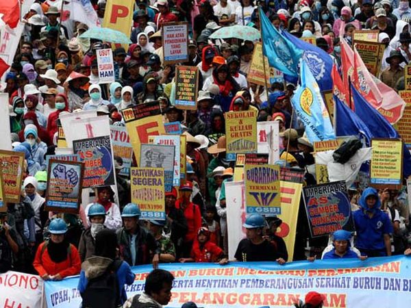 Petani dan Buruh Peringati Hari HAM